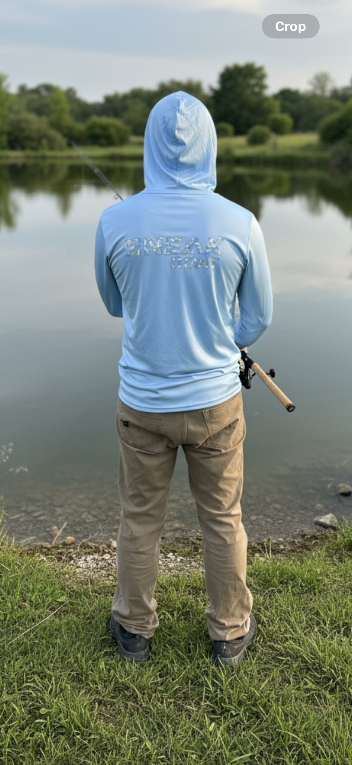 Marine Camo Long Sleeve Hoodie